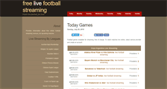Desktop Screenshot of livefootballstreaming247.com