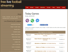 Tablet Screenshot of livefootballstreaming247.com